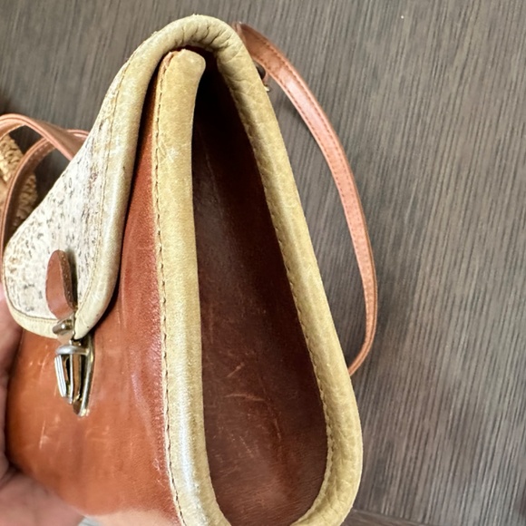 Vintage Leather Crossbody / Belt Bag – Bruno Rossi (Italy) 7.5 x 5 inch - Picture 10 of 10